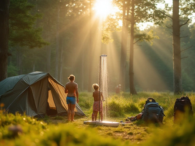 Showering Tips and Tricks While Camping in the UK