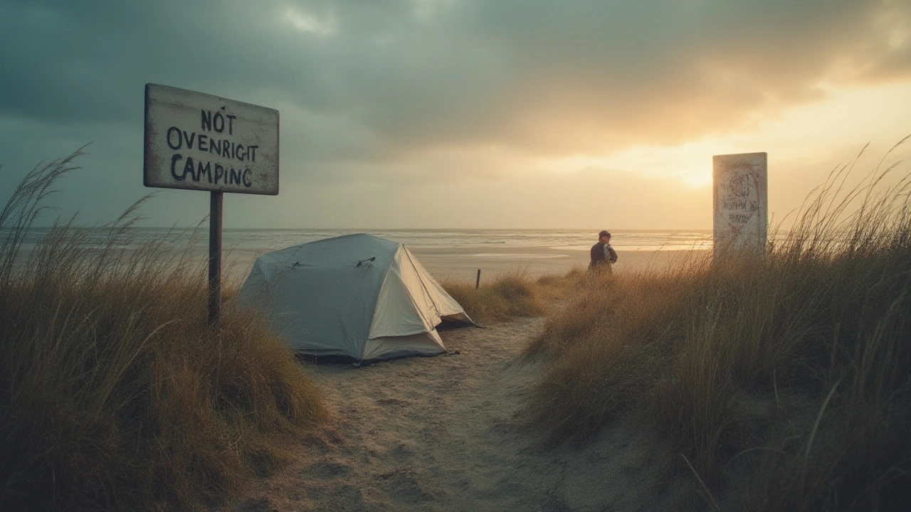 Can You Live in a Tent on the Beach? Rules, Pros, and Realities