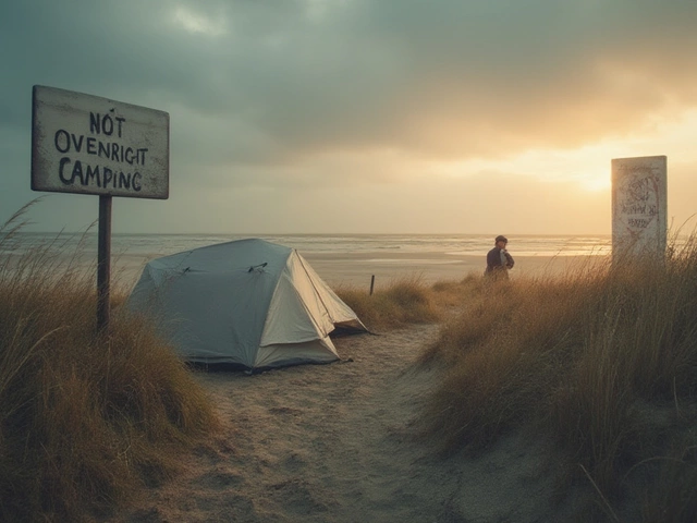 Can You Live in a Tent on the Beach? Rules, Pros, and Realities