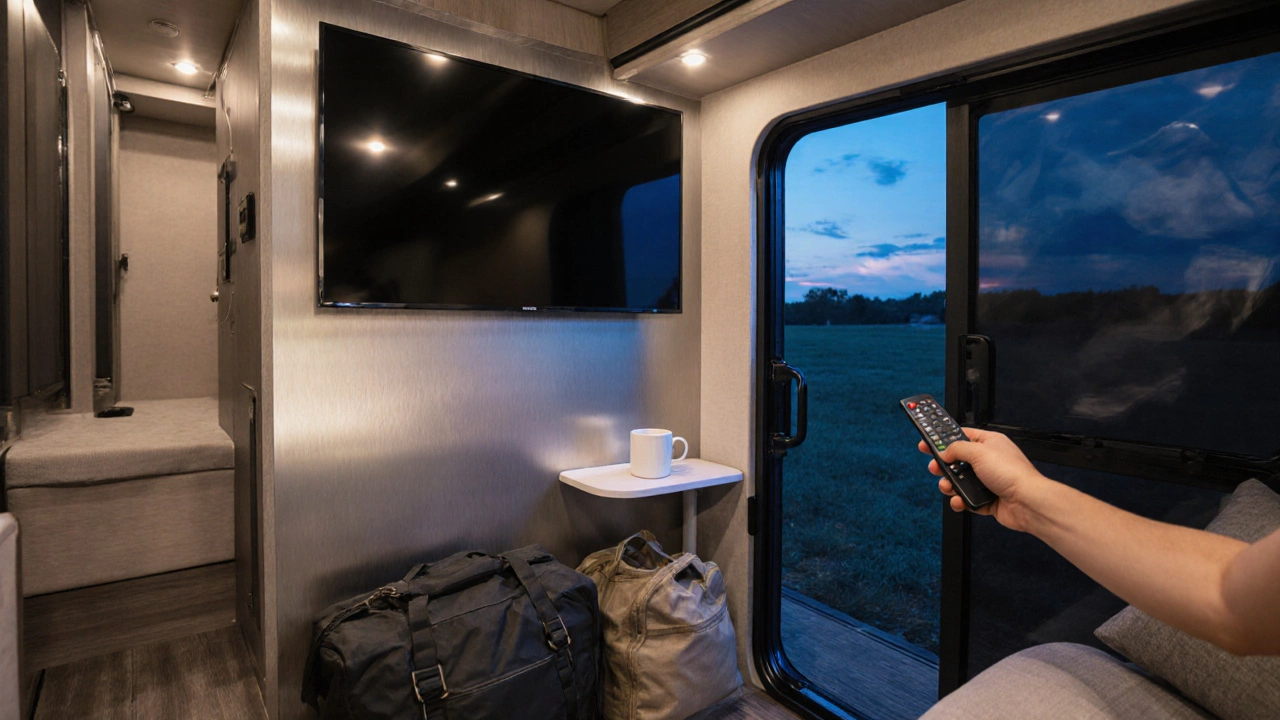 Can a Regular TV Run in Your Motorhome? Practical Answers & Tips