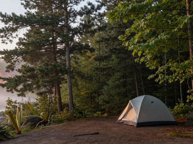 What Is the Most Beautiful State Park in Michigan for Forest Campsites?