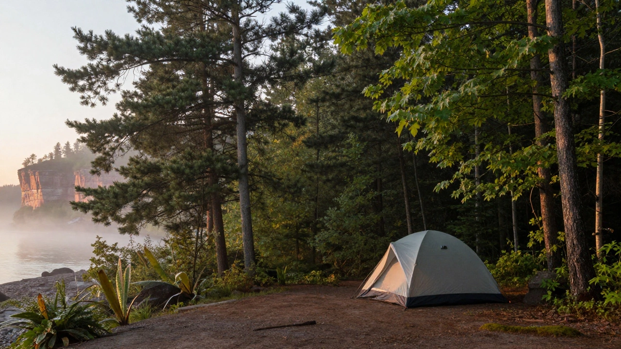 What Is the Most Beautiful State Park in Michigan for Forest Campsites?
