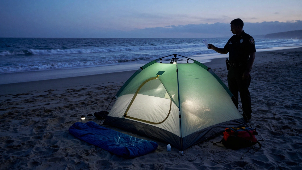 Is It Illegal to Camp on California Beaches? Rules, Permits & Fines Explained