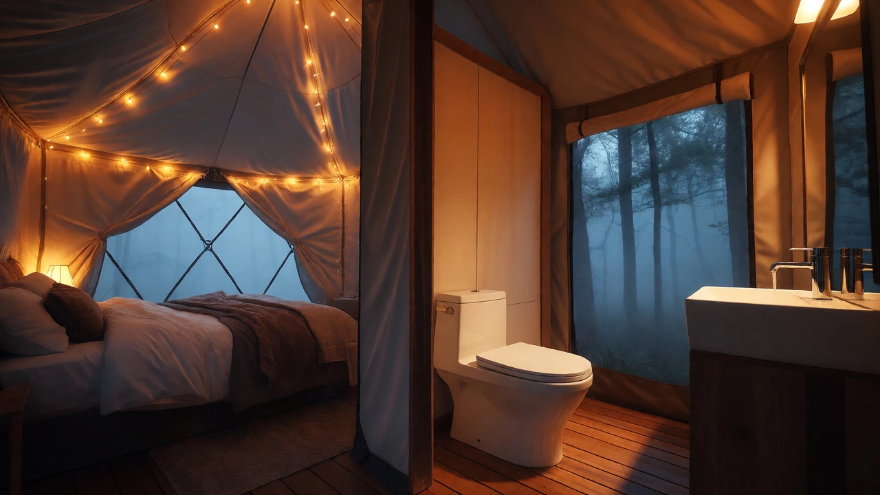 Do Glamping Tents Have Toilets? What to Expect