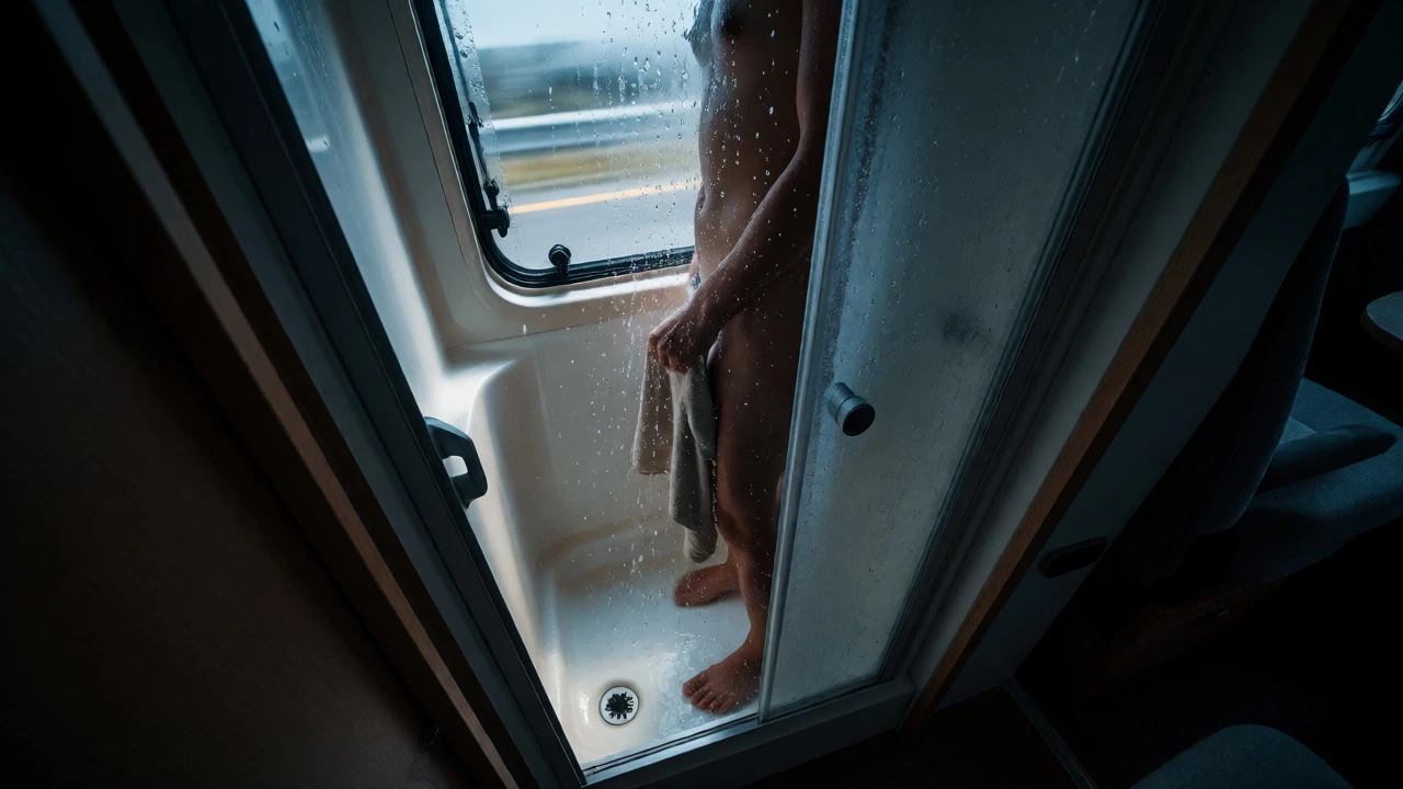 Can You Shower in a Motorhome While Driving? Safety & Legal Guide